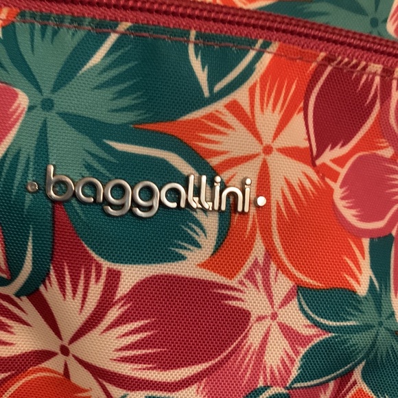 Baggallini Horizon floral print colorful crossbody bag RFID wallet organizer EUC - Picture 6 of 15
